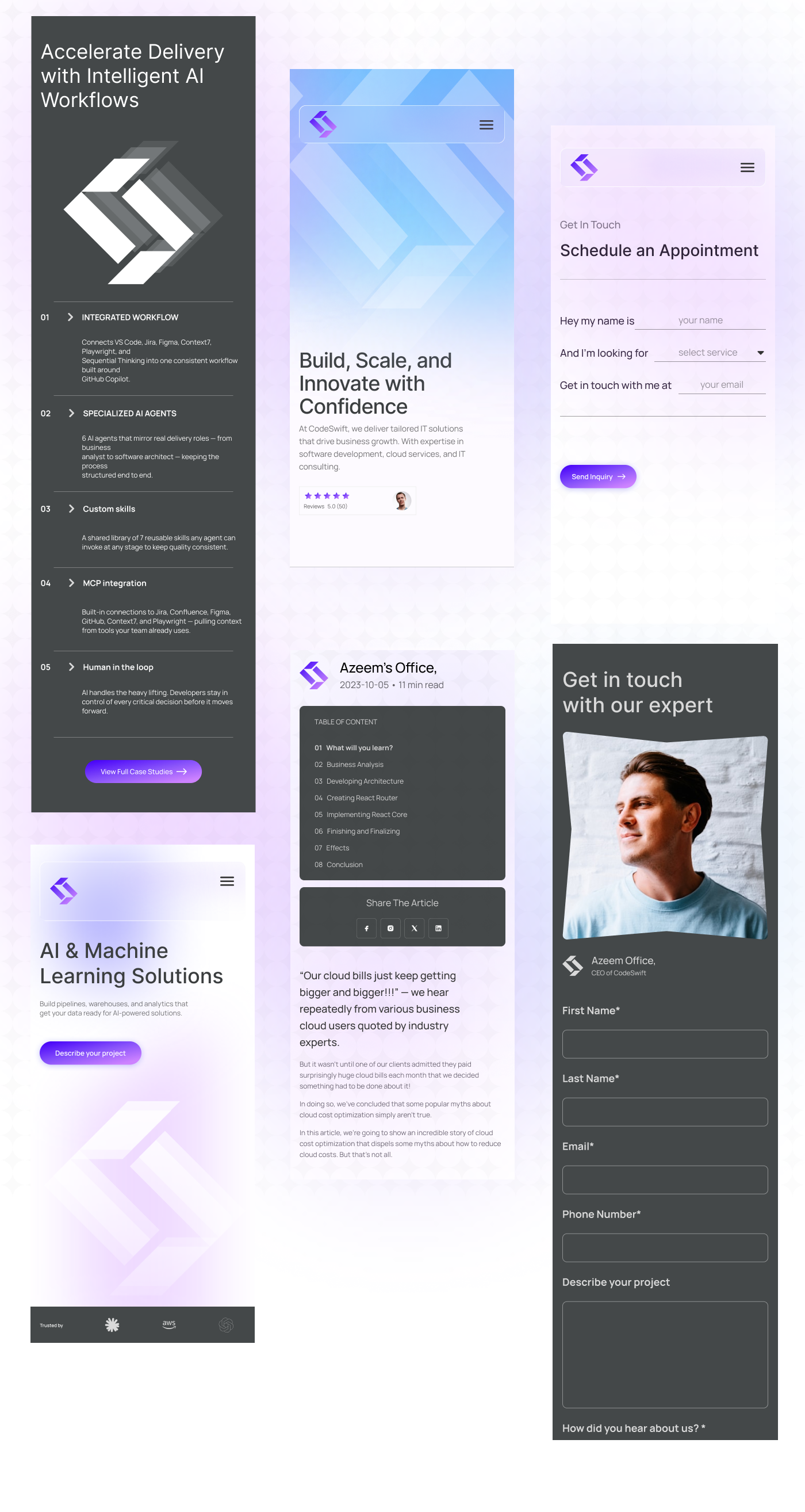 CodeSwift design screen 3