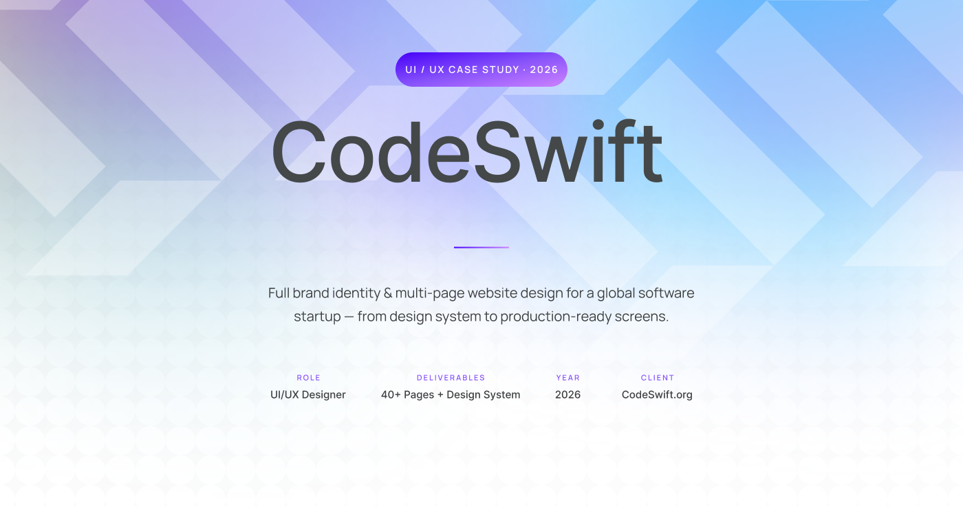 CodeSwift design screen 6