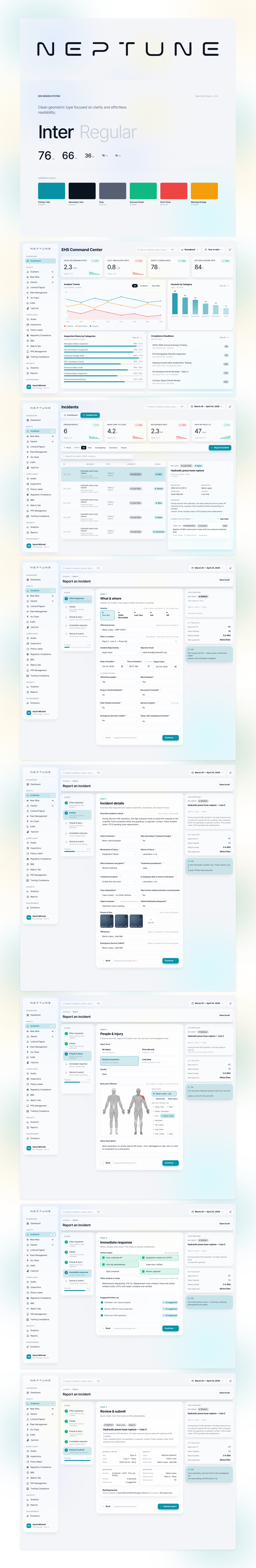 Neptune Design System and Dashboards